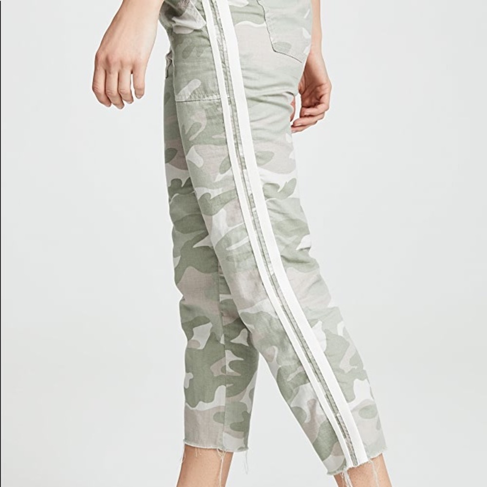 MOTHER The Shaker Chop Crop Fray Pants